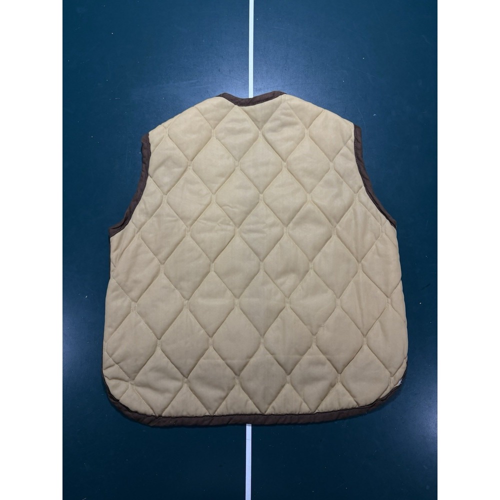 Vintage 50s 60s Hunting Thermal Lined Quilted Vest Liner Jacket Men's Medium EUC - Picture 11 of 13
